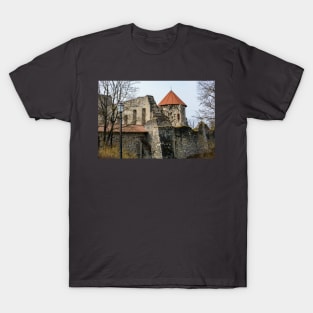 Ruins of medieval castle in Cesis, Latvia T-Shirt
